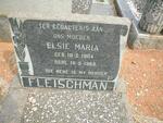 FLEISCHMAN Elsie Maria 1904-1968