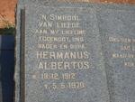 BESTER Hermanus Albertus 1912-1970 