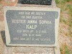 KALP Hester Anna Sophia nee BUYS 1915-1946