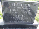 FLETCHER Edgar Walter 1922-1988 & Shirley MOORCROFT 1932-1998