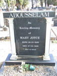 ABOUSSELAM Mary Joyce 1926-1998
