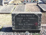 CAMPBELL Duncan J.E. 1894-1962 & Hilda M. 1894-1978