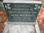 MEIRING Rachel 1919-1983
