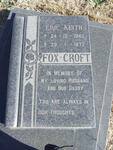 CROFT Eric Keith, Fox 1943-1972