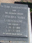 LABUSCHAGNE Catherina Maria nee VOSTER 1908-1979