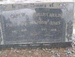 JONES W., Prime 1863-1952 & Phillis Caroline 1867-1954