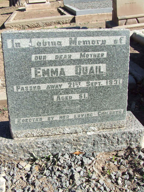 QUAIL Emma -1931