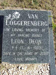 LOGGERENBERG Leon, van 1983-1983 :: VAN LOGGERENBERG Deon -1983-1983