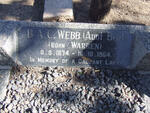WEBB B.A.C. nee WARREN 1874-1964