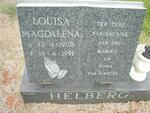 HELBERG Louisa Magdalena 1908-1991
