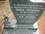 HUMAN Arie Erasmus 1908-1999 & Maria Catharina 1914-1991