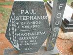 FOUCHÉ Paul Stephanus 1909-1993 & Magdalena Susana 1914-1996