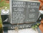 MYBURGH Andries Johannes 1918-1994 & Anna Susanna 1922-