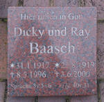BAASCH Dicky 1917-1996 & Ray 1919-2000
