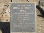 MARE Maria Elizabeth, formerly SCHEURKOGEL nee MARITZ 1874-1949