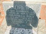 ANDREWS Abraham I. le Roux 1895-1970 & Catharina C.J. 1907-