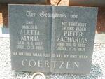 COERTZEN Pieter Zacharias 1892-1971 & Aletta Maria 1897-1985
