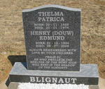BLIGNAUT Henry  Edmund 1934-2008 & Thelma Patrica 1935-1974