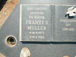 MÜLLER Frantz S. 1972-1982
