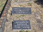 ADAMSON Basil -1967 & Natalie 1902-2001