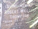 THOMPSON Robert William 1922-1937