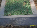 ROUX Anna A., le nee V.D. BERGE 1908-1969