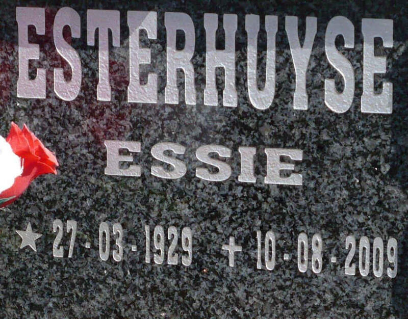 ESTERHUSE Essie 1929-2009