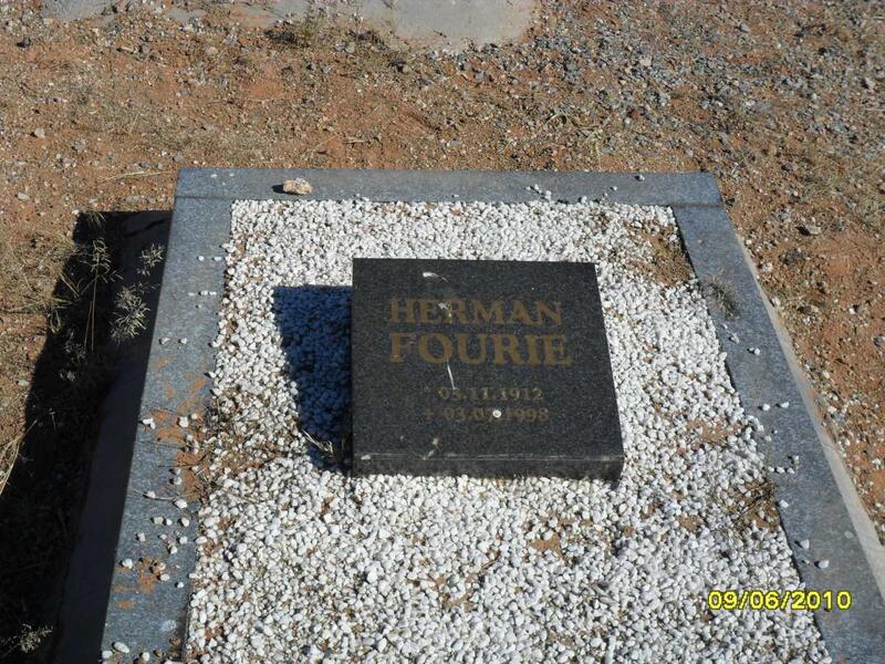 FOURIE Herman 1912-1998