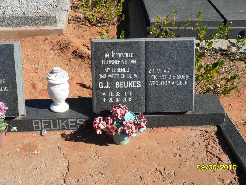BEUKES G.J. 1918-2002