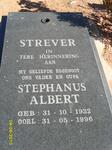 STREVER Stephanus Albert 1932-1996