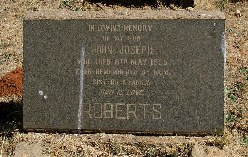 ROBERTS John Joesph -1955