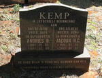 KEMP Andries B. 1907-1997 & Jacoba H.C. 1914-2003