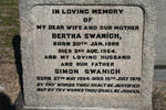 SWANICH Simon 1904-1970 & Bertha 1909-1954