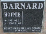 BARNARD Hofnie 1921-2000