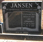 JANSEN Jan Johannes 1943-1997