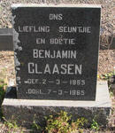 CLAASEN Benjamin 1965-1965