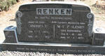 RENKEN Andries D. 1904-1978 & M.C.P. KOEKEMOER 1910-1977