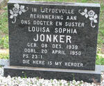 JONKER Louisa Sophia 1939-1950