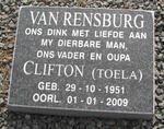 RENSBURG Clifton, van 1951-2009