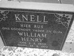 KNELL William Henry 1902-1979