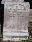CALLER Fred -1925