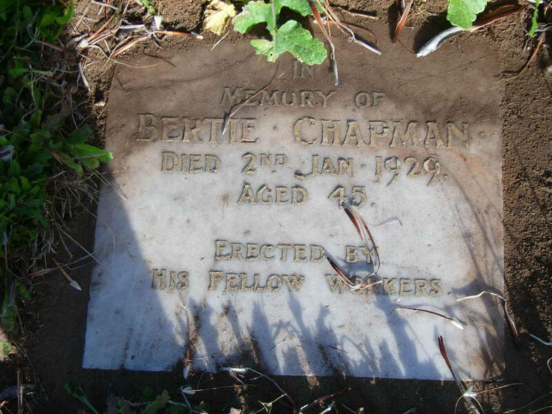 CHAPMAN Bertie -1929