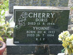 CHERRY Doris -1944 :: CHERRY Yvonne 1933-1984