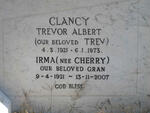 CLANCY Trevor Albert 1921-1973 & Irma CHERRY 1921-2007