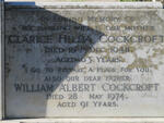 COCKCROFT William Albert -1974 & Clarice Hilda -1948
