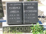 CODD John Kitchener 1915-1991 & Florence Amelia 1915-1998