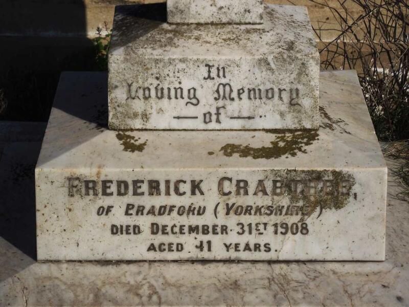 CRABTREE Frederick -1908