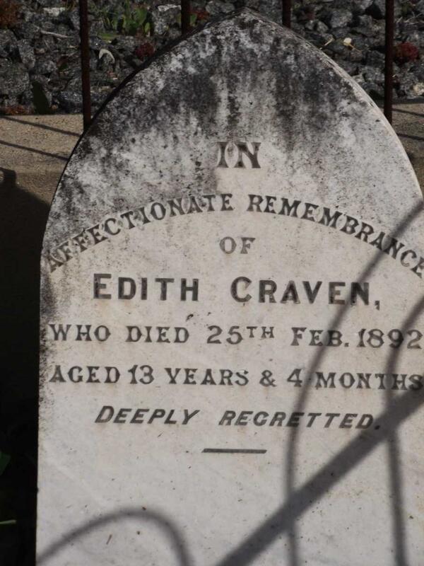 CRAVEN Edith -1892