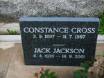 CROSS Constance 1897-1987 :: JACKSON Jack 1930-2001