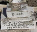 CROZIER Dupre -1918
